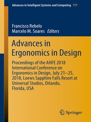 cover image of Advances in Ergonomics in Design